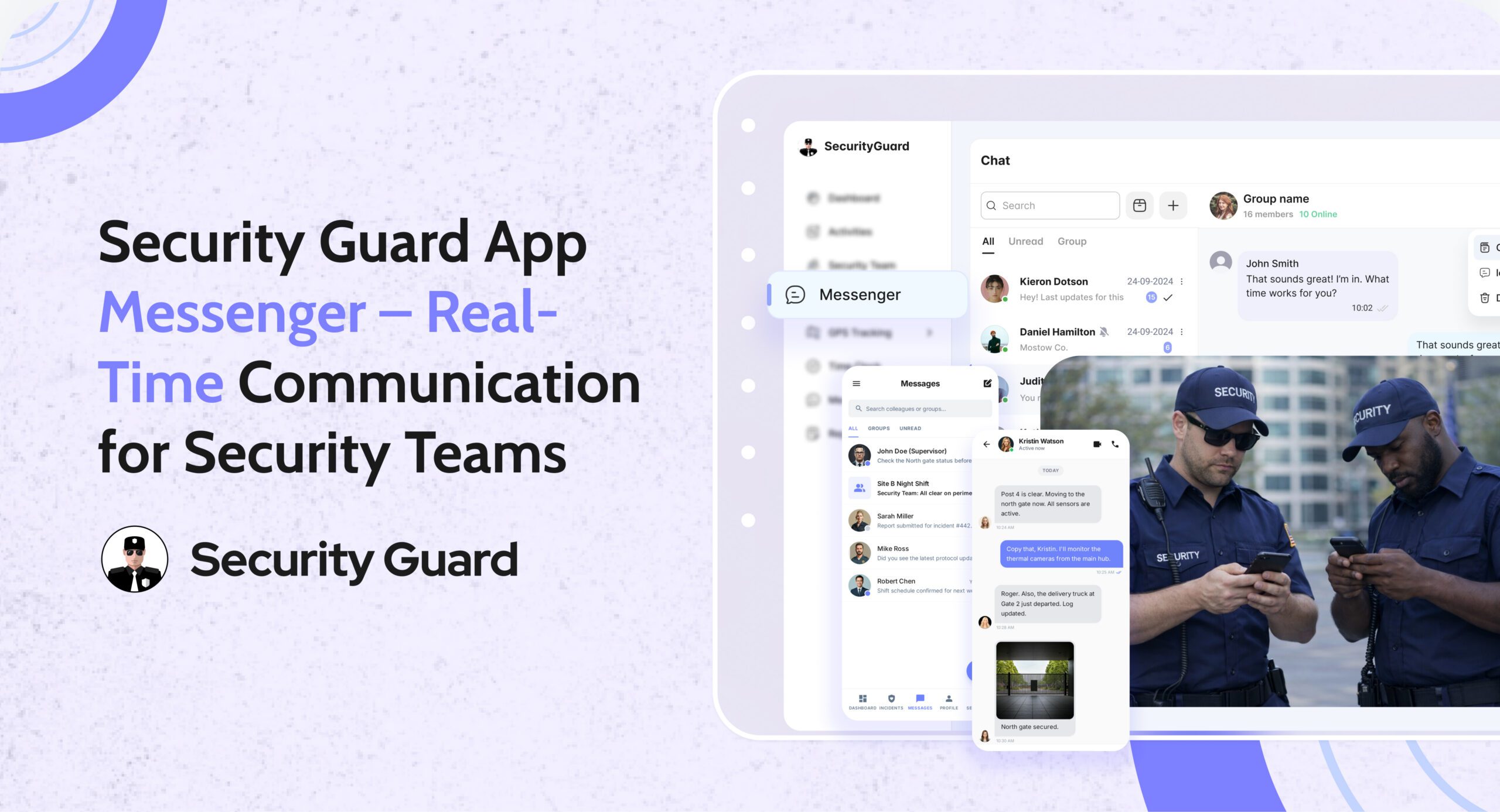 How Security Guard App Messenger Improves Team Coordination.