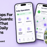Mobile security guard app showcase
